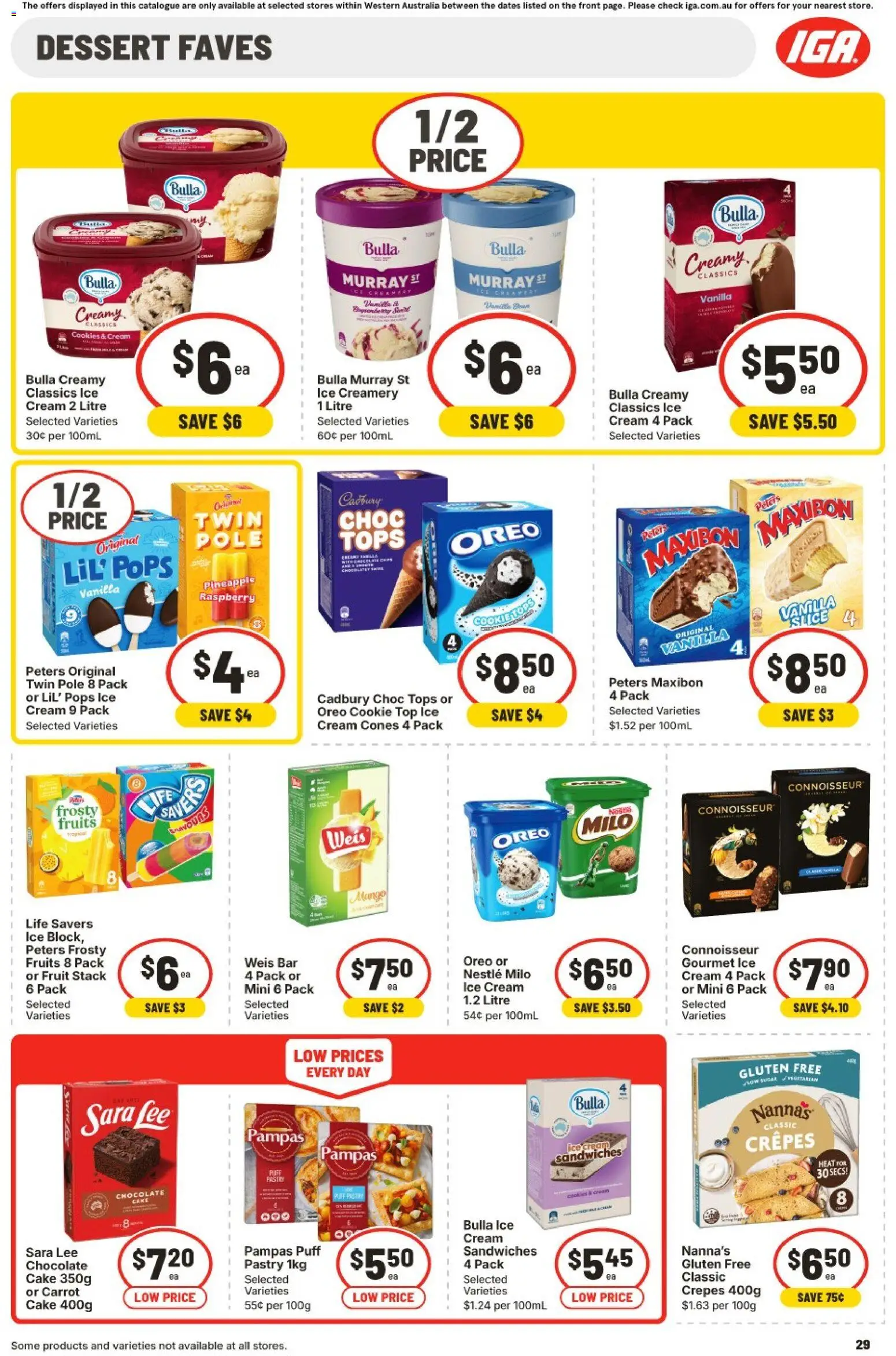 IGA catalogue - valid from 07.01.2026 | Page: 32 | Products: Chips, Pastry, Ice cream, Raspberry