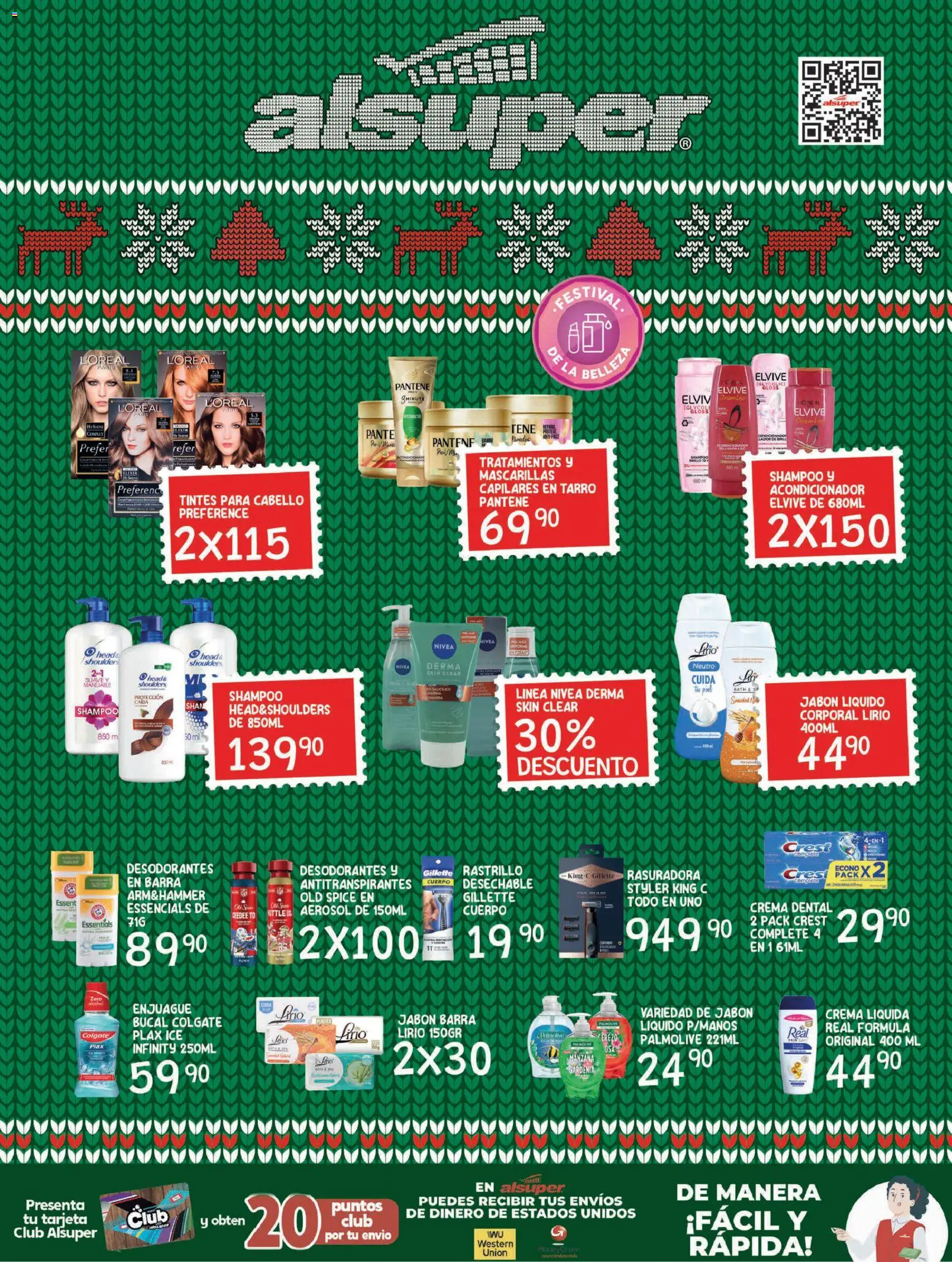 Nuevas ofertas de Alsuper válidas en toda la República Mexicana desde el 09.12.2025. ¡Encuentra las mejores ofertas en Alsuper folleto Saltillo! | Página: 8 | Productos: Rastrillo, Rasuradora, Body, Jabón