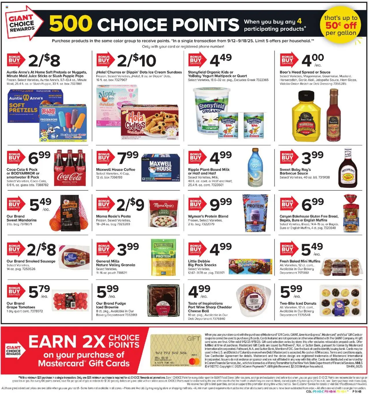 Giant Weekly Ad - valid from 12.09.2025 | Page: 7 | Products: Beef, Ice cream, Sauce, Onion