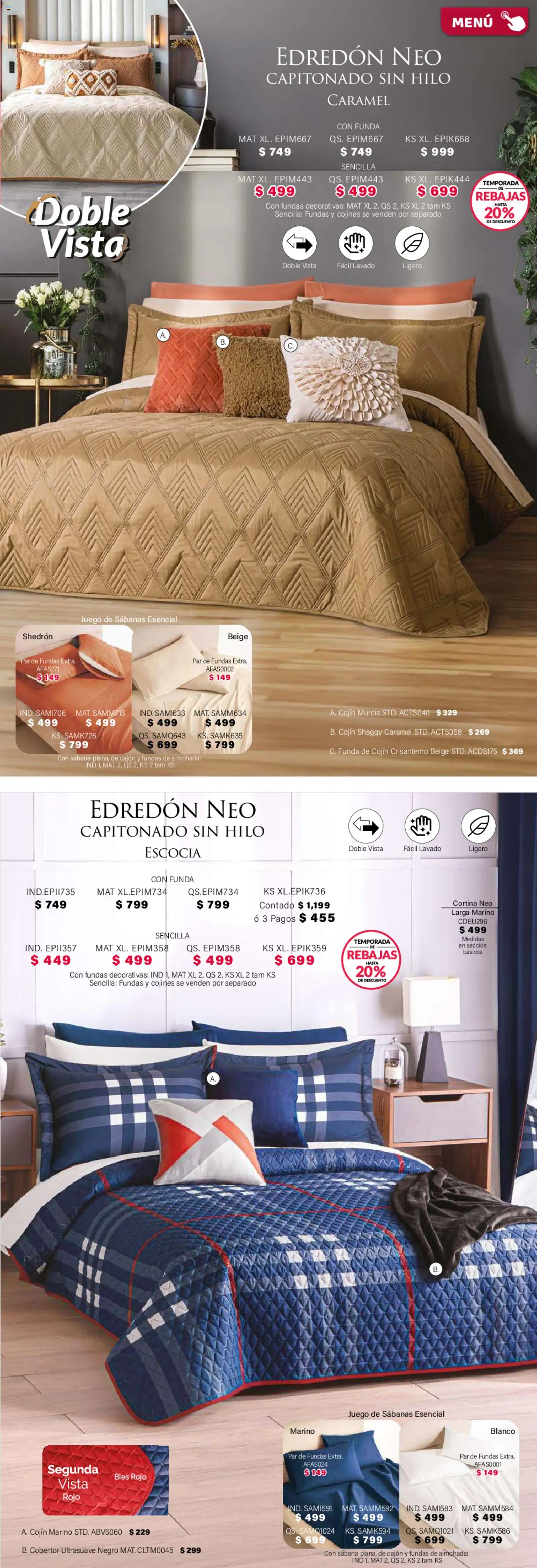 ¡El último » catálogo de Colchas Concord para Abril « está aquí! Descubre las SUPER OFERTAS. | México