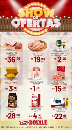 Dovale - Ofertas do Dia - Pré-Visualização do folheto da loja Dovale, válido de 01.08.2025