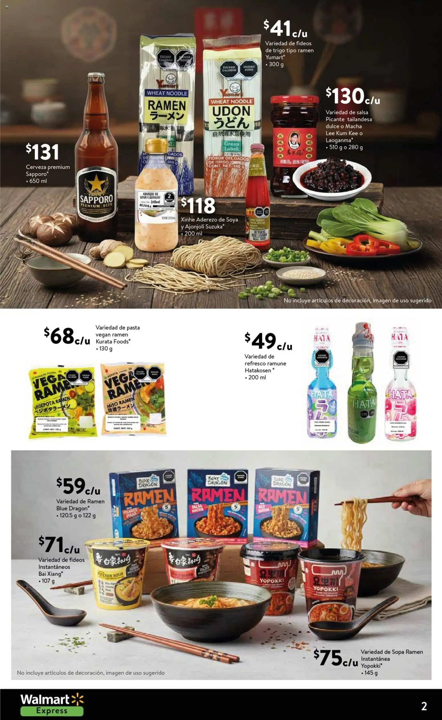 Nuevas ofertas de Walmart Express válidas en toda la República Mexicana desde el 12.02.2026. ¡Encuentra las mejores ofertas en Walmart Express folleto Feria Oriental! | Página: 2 | Productos: Aderezo, Refresco, Sopa, Cerveza