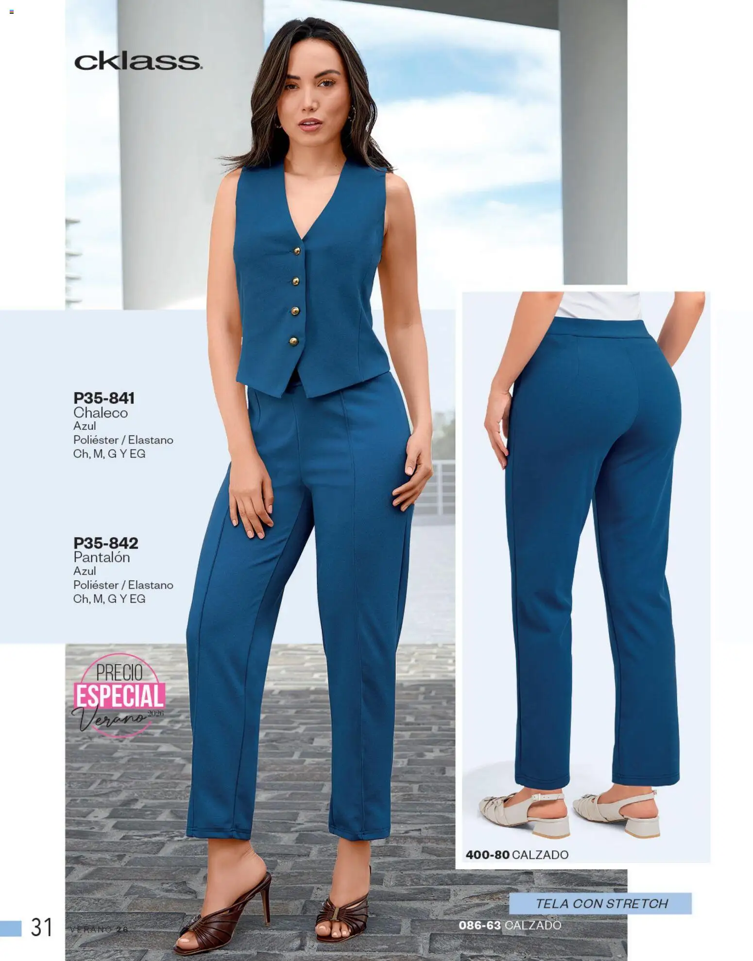 Nuevas ofertas de Cklass válidas en toda la República Mexicana desde el 05.03.2026. ¡Encuentra las mejores ofertas en Cklass catálogo Complemento Verano Ropa! | Página: 32 | Productos: Chaleco