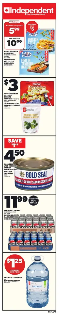 Preview of Independent Grocer weekly flyer / circulaire from shop Independent Grocer valid from 24.07.2025