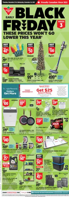 Preview of Canadian Tire Black Friday Flyer from shop Canadian Tire valid from 20.11.2025