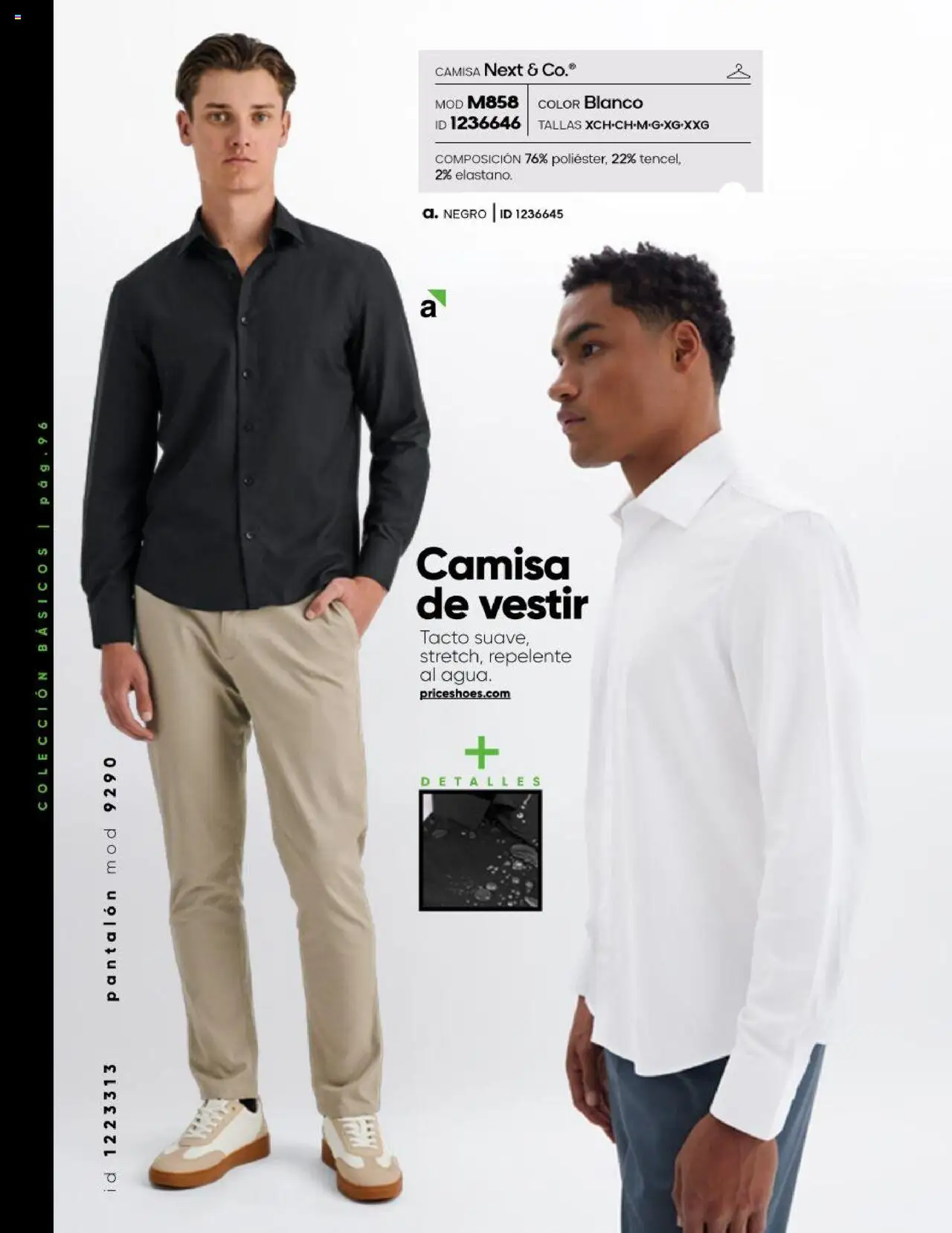 Nuevas ofertas de Price Shoes válidas en toda la República Mexicana desde el 17.07.2025. ¡Encuentra las mejores ofertas en Price Shoes - Catálogo Básicos otoño / invierno 2025! | Página: 98 | Productos: Camisa, Repelente