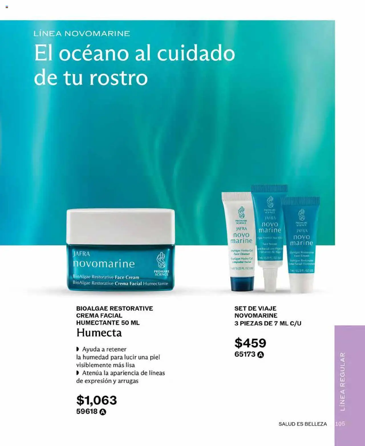 Nuevas ofertas de JAFRA válidas en toda la República Mexicana desde el 01.08.2025. ¡Encuentra las mejores ofertas en JAFRA - Catálogo! | Página: 105 | Productos: Serum, Crema, Limpiador