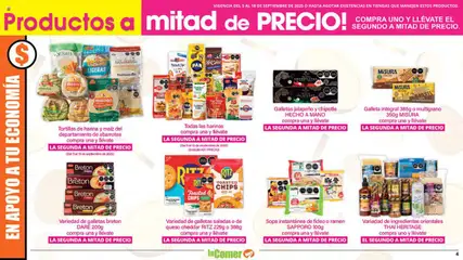 Nuevas ofertas de La Comer válidas en toda la República Mexicana desde el 05.09.2025. ¡Encuentra las mejores ofertas en La Comer - Folleto! | Página: 4 | Productos: Sal, Queso, Arroz, Galletas