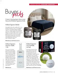 Preview of Costco catalogue  - valid from 01.03.2026 | Page: 33 | Products: Couch, Vodka, Blanket