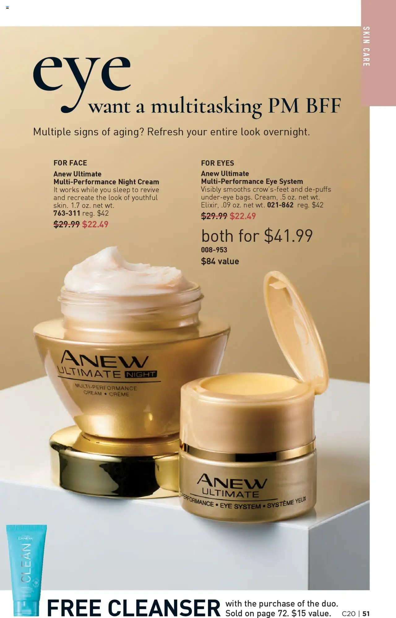 Avon Brochure - valid from 24.09.2025 | Page: 51 | Products: Night Cream, Cream