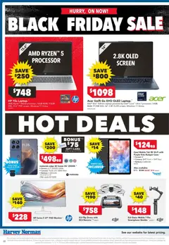 Preview of Harvey Norman Computers & Tech Black Friday Deals - valid from 20.11.2025 | Page: 2 | Products: Battery, Accessories, Smartphone, Laptop