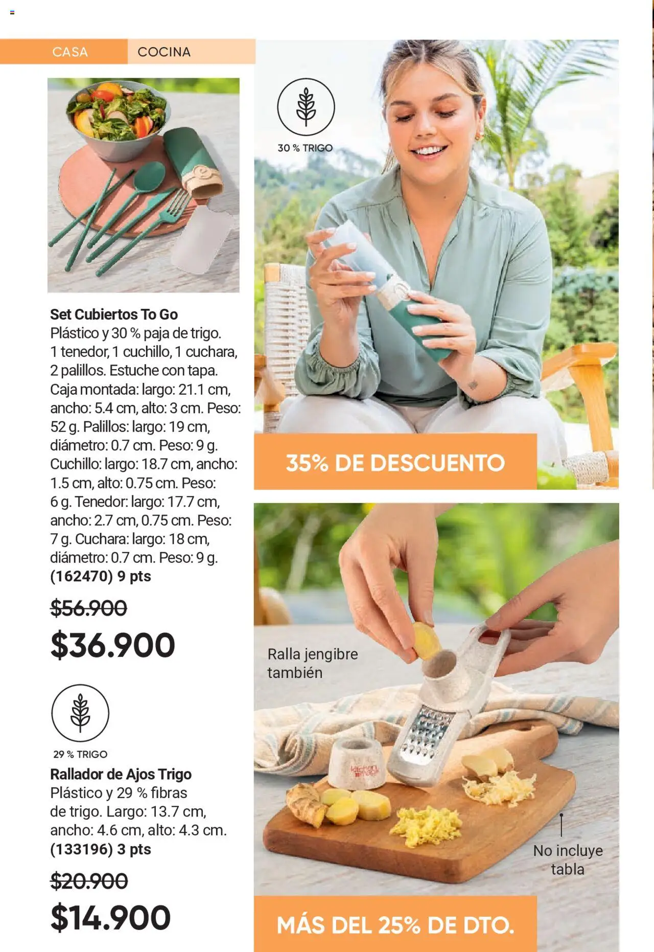 Avon revista - valida desde el 12.09.2025 | Página: 24 | Productos: Estuche, Cocina, Peso, Cuchillo