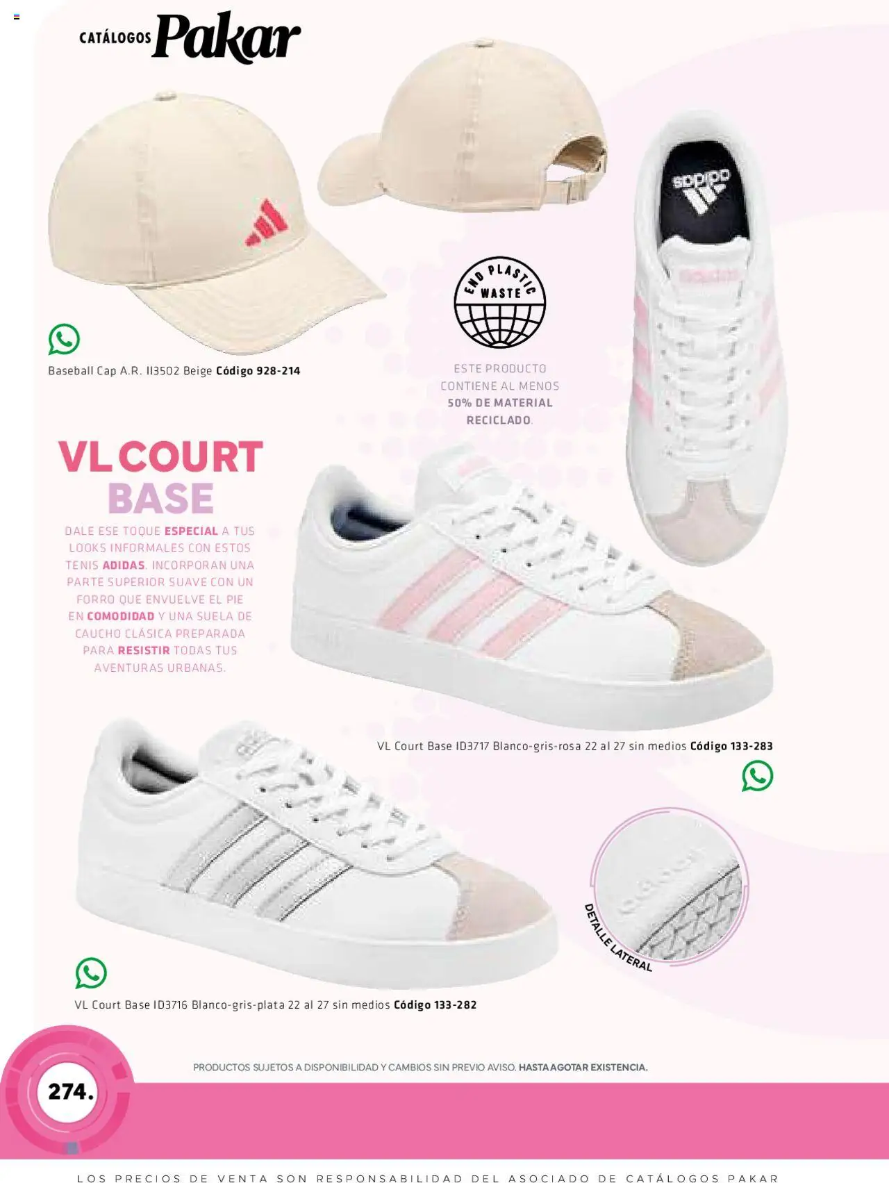 Nuevas ofertas de SC Pakar válidas en toda la República Mexicana desde el 06.03.2025. ¡Encuentra las mejores ofertas en SC Pakar catálogo Women! | Página: 274 | Productos: Tenis