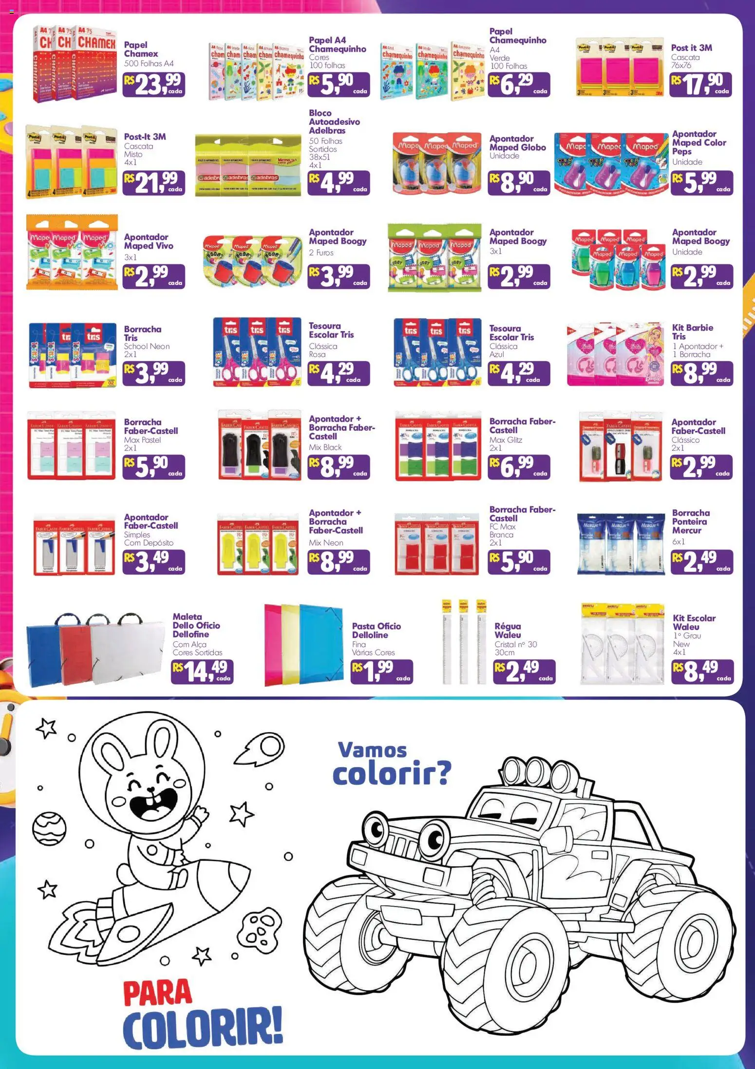 Mateus Folheto - válido de 16.01.2026 | Página: 5 | Produtos: Borracha, Tesoura, Régua, Pasta