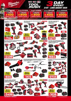 Preview of Sydney Tools Tool Rush - valid from 21.08.2025