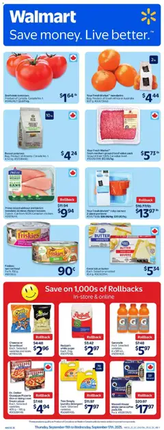 Preview of Walmart flyer - AB from shop Walmart valid from 11.09.2025