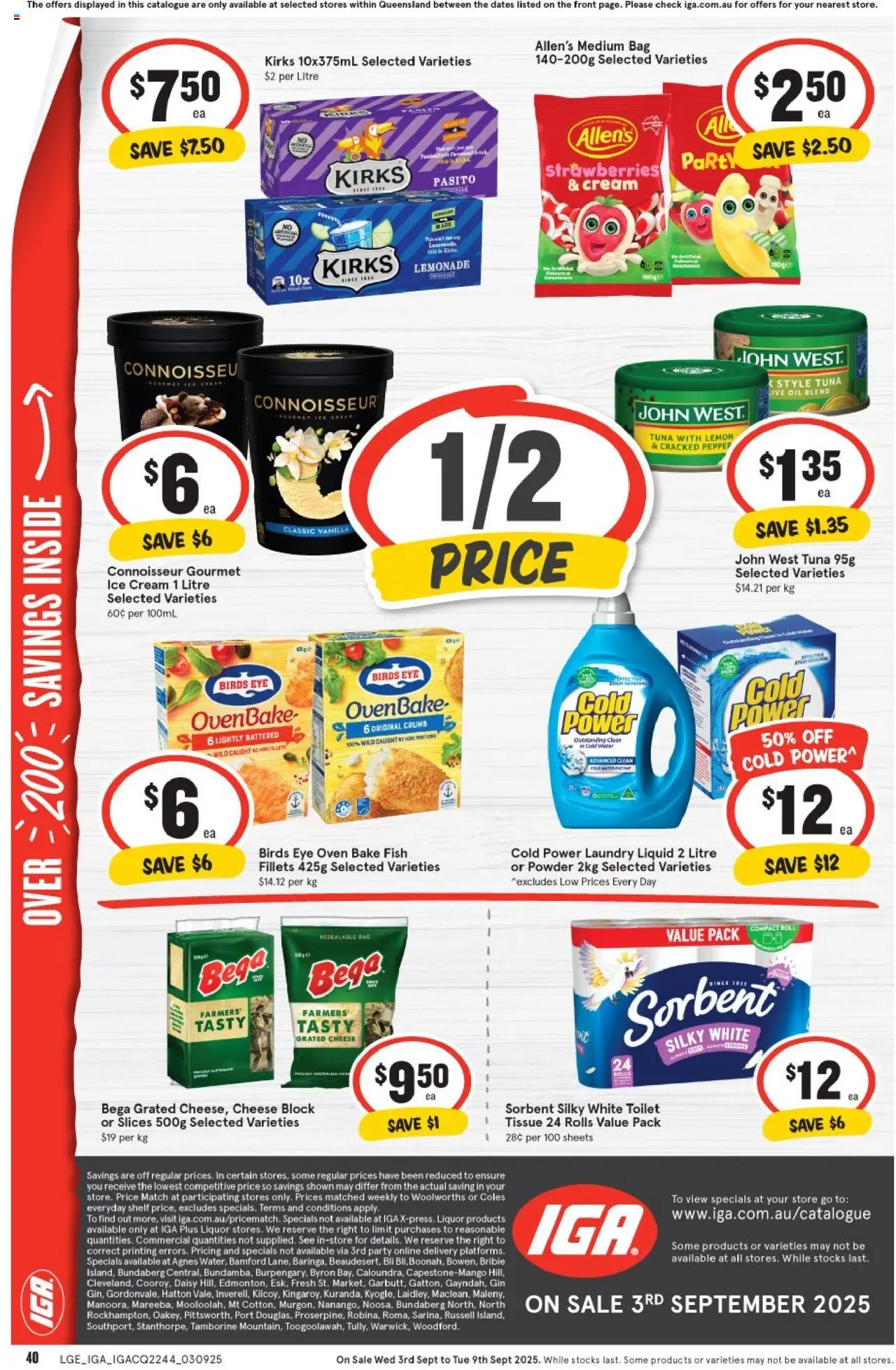 IGA catalogue - valid from 03.09.2025 | Page: 36 | Products: Shower, Shampoo, Conditioner, Allergy