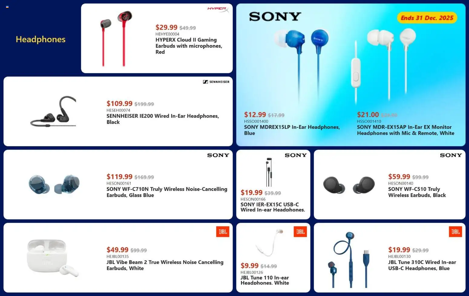 Canada Computers flyer valid from 26.12.2025 | Page: 21 | Products: Monitor, Headphones