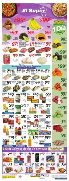 Preview of El Super weekly ads valid from 25.03.2026