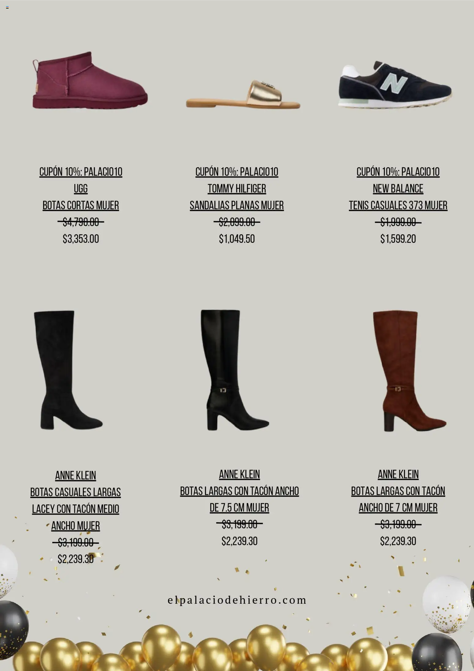 Nuevas ofertas de Palacio De Hierro válidas en toda la República Mexicana desde el 18.11.2025. ¡Encuentra las mejores ofertas en Palacio De Hierro Buen Fin ! | Página: 4 | Productos: Tenis, Botas, Sandalias