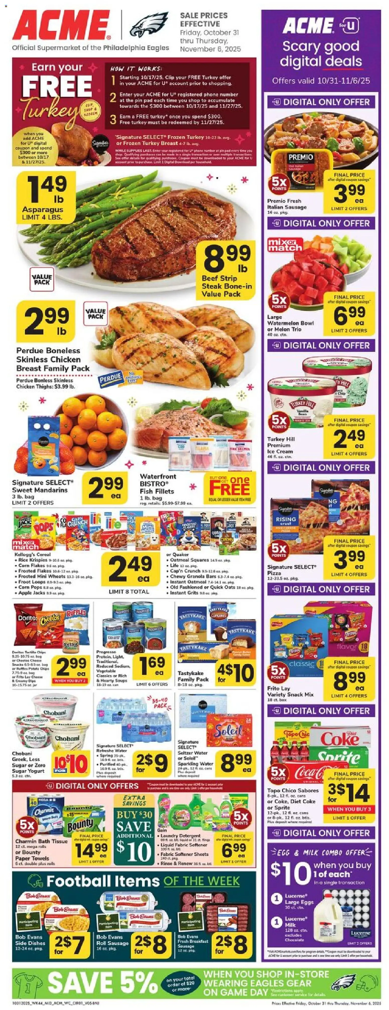 Acme Weekly Ad - NJ - valid from 31.10.2025 | Page: 1