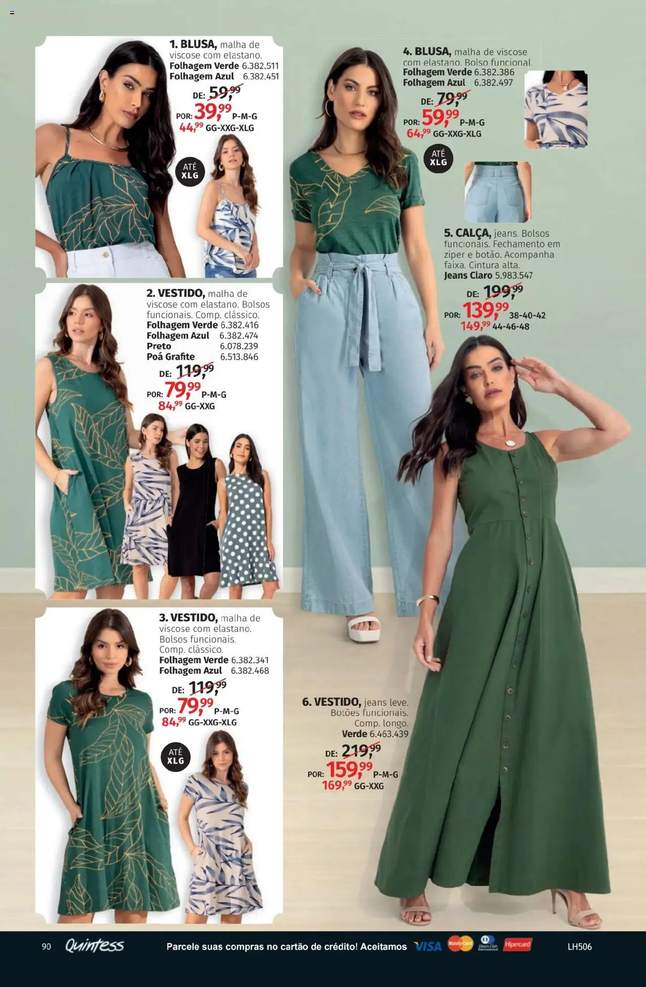 Quatro Estações Folheto - válido de 01.10.2025 | Página: 90 | Produtos: Poá, Jeans