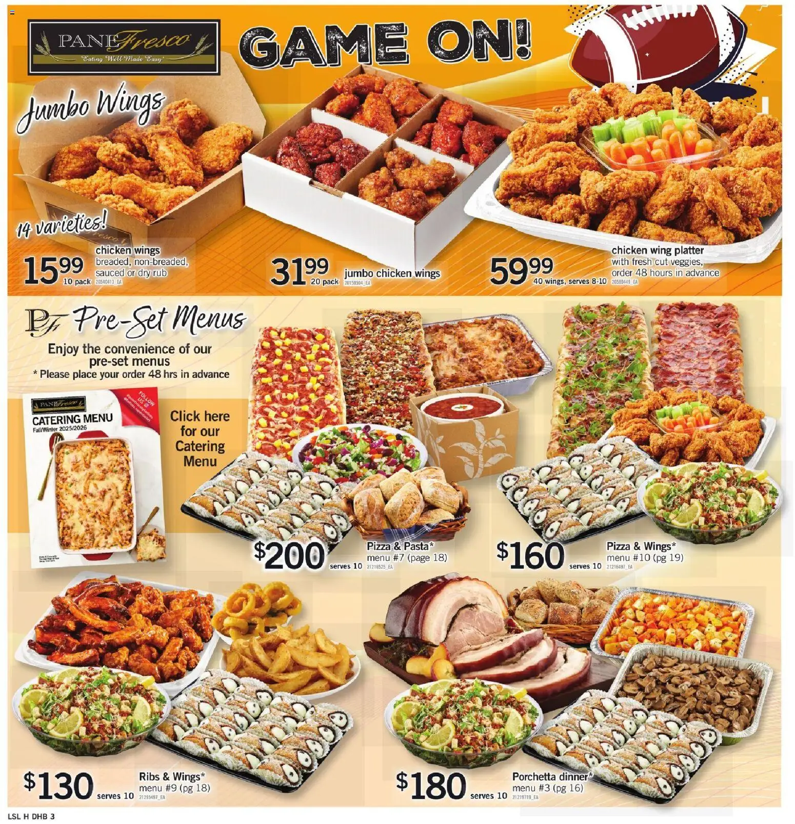 Loblaws flyer valid from 13.11.2025 | Page: 7 | Products: Chicken wings, Game, Pizza, Chicken