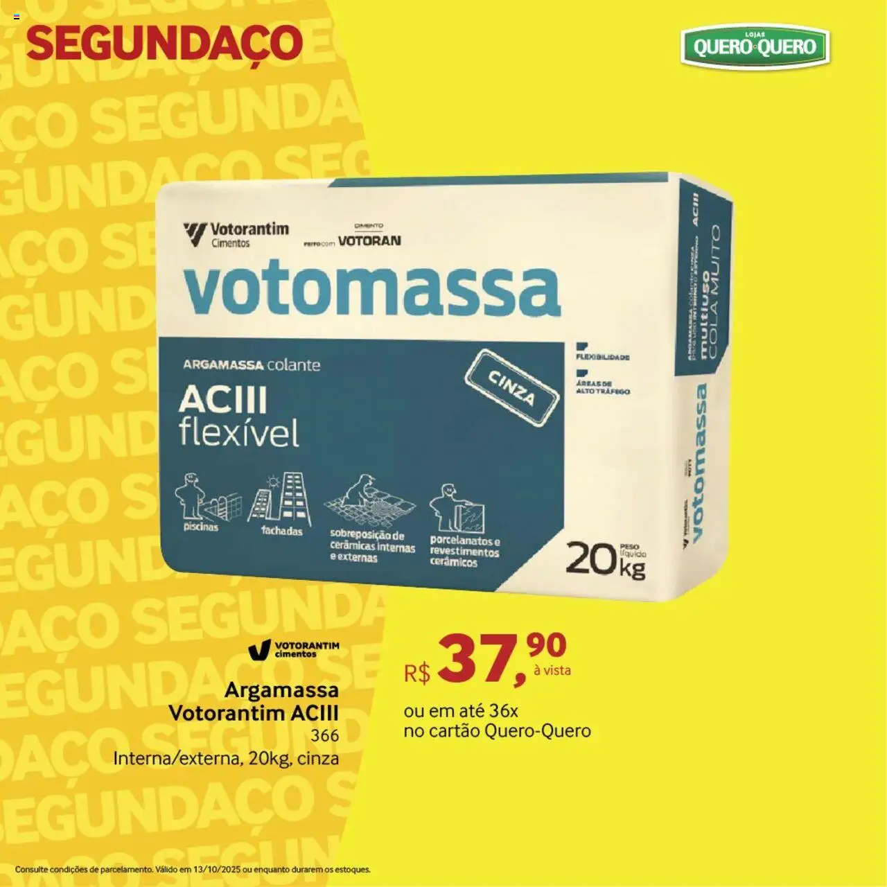Lojas Quero-Quero Folheto - válido de 13.10.2025 | Página: 7 | Produtos: Argamassa, Cola