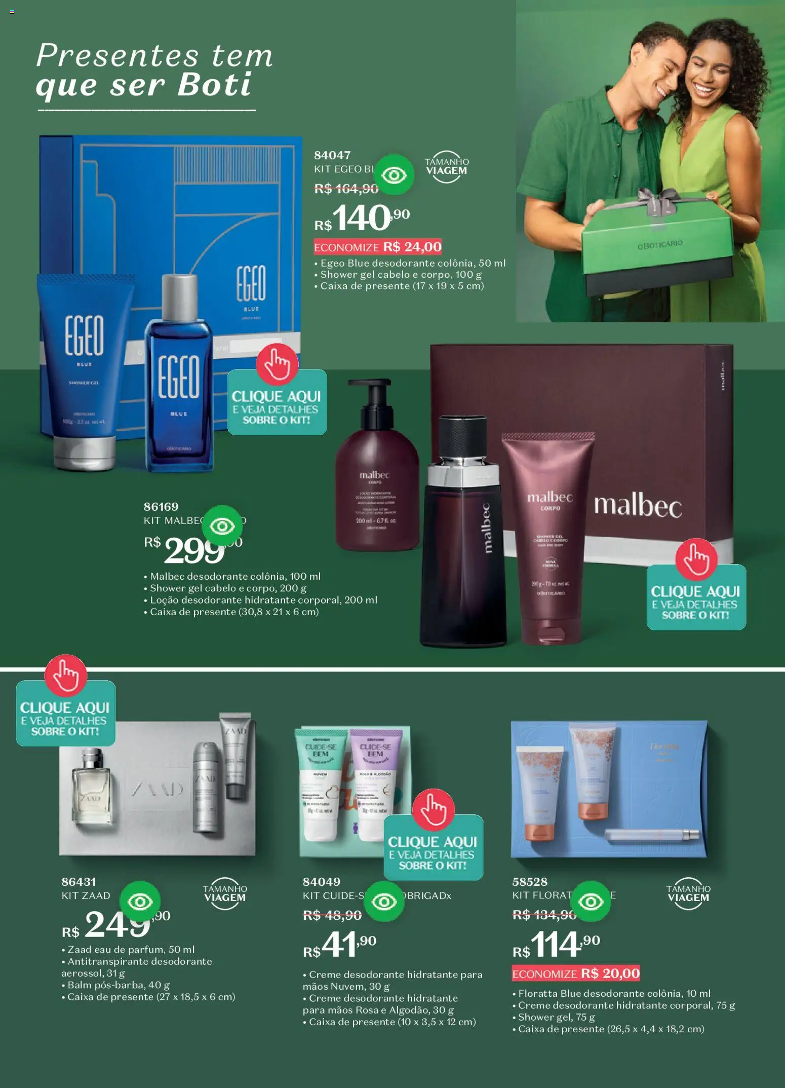 O Boticário Folheto - válido de 02.03.2026 | Página: 189 | Produtos: Desodorante, Caixa, Creme