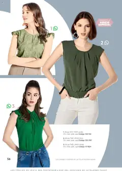 Vista previa de SC Pakar Catálogo Ropa y Accesorios, nuevo folleto de la tienda, válido en México a partir del 24.07.2025 | Página: 56 | Productos: Blusa