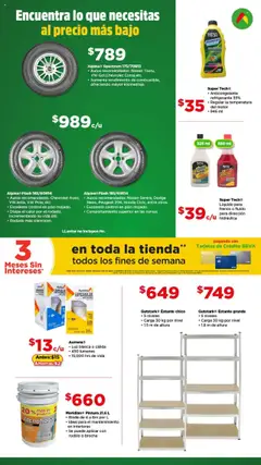 Nuevas ofertas de Bodega Aurrerá válidas en toda la República Mexicana desde el 14.08.2025. ¡Encuentra las mejores ofertas en Bodega Aurrerá - Folleto Precios Más Bajos Siempre! | Página: 16 | Productos: Estante, Pintura, Lámpara, Rodillo
