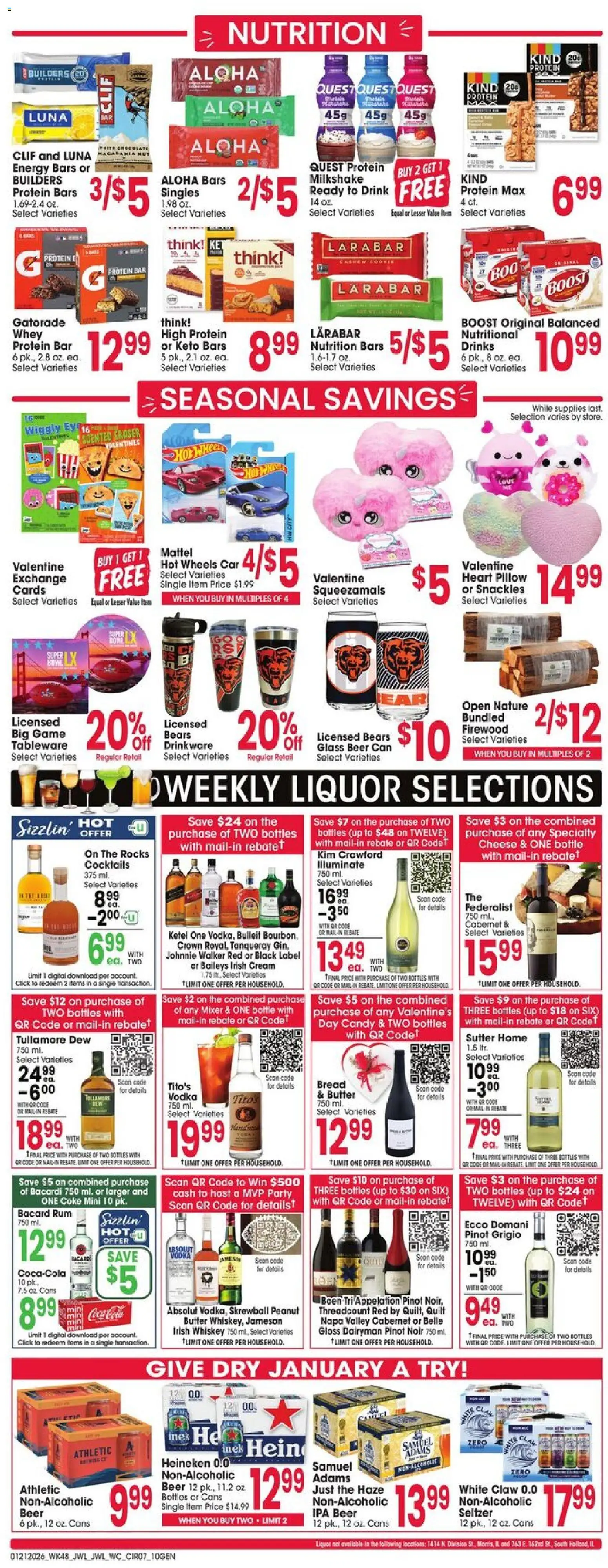 Jewel Osco Weekly Ad - IL - valid from 21.01.2026 | Page: 7 | Products: Eraser, Vodka, Tv, Game
