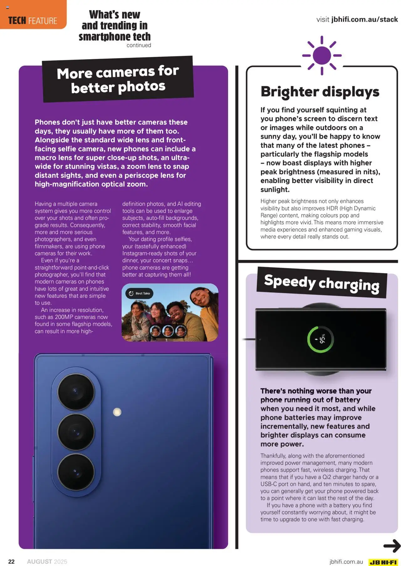 JB Hi-Fi catalogue - valid from 01.08.2025 | Page: 24 | Products: Battery, Charger, Smartphone, Camera