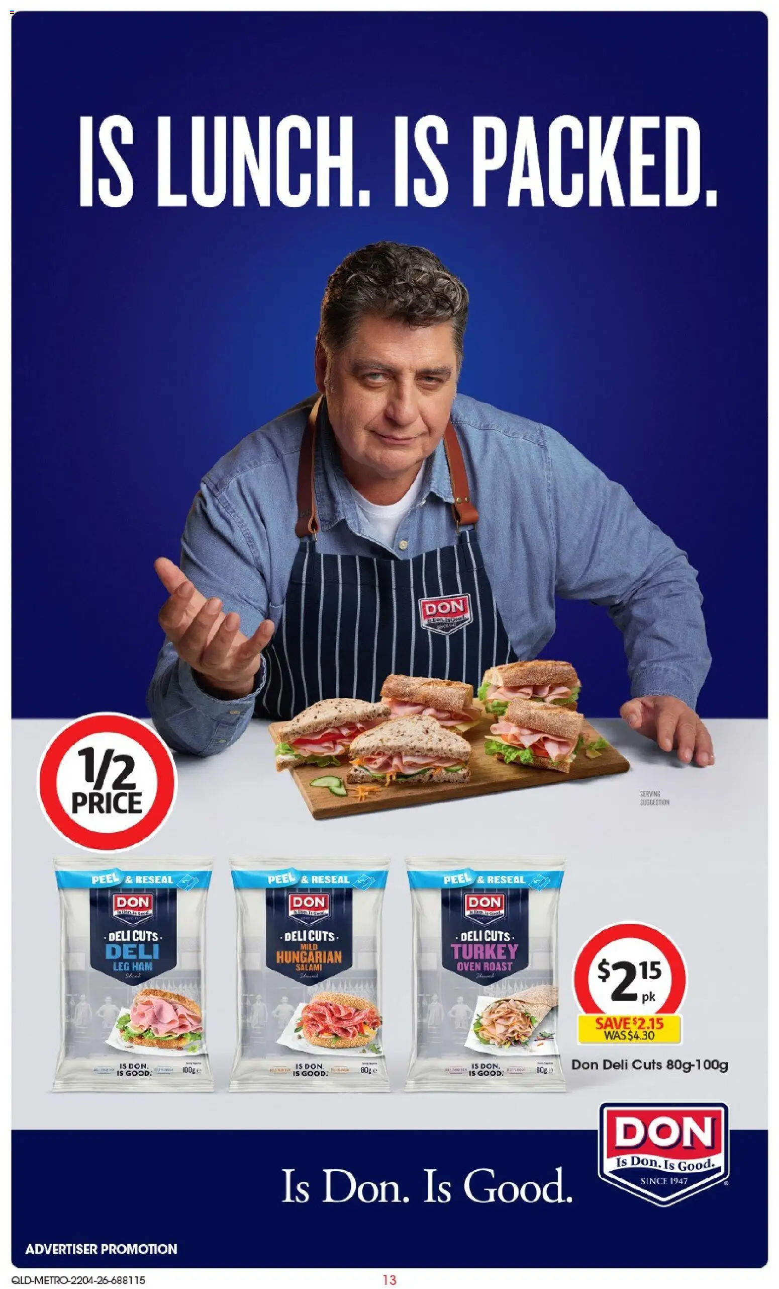 Coles catalogue - valid from 22.04.2026 | Page: 13 | Products: Salami, Ham, Turkey, Oven