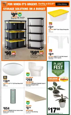 Preview of Home Depot weekly flyer / circulaire from shop Home Depot valid from 15.01.2026 | Page: 2 | Products: Shelf, Box
