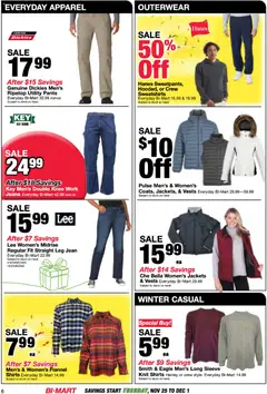 Preview of Bi-Mart weekly ads valid from 25.11.2025 | Page: 6 | Products: Pants, Jeans