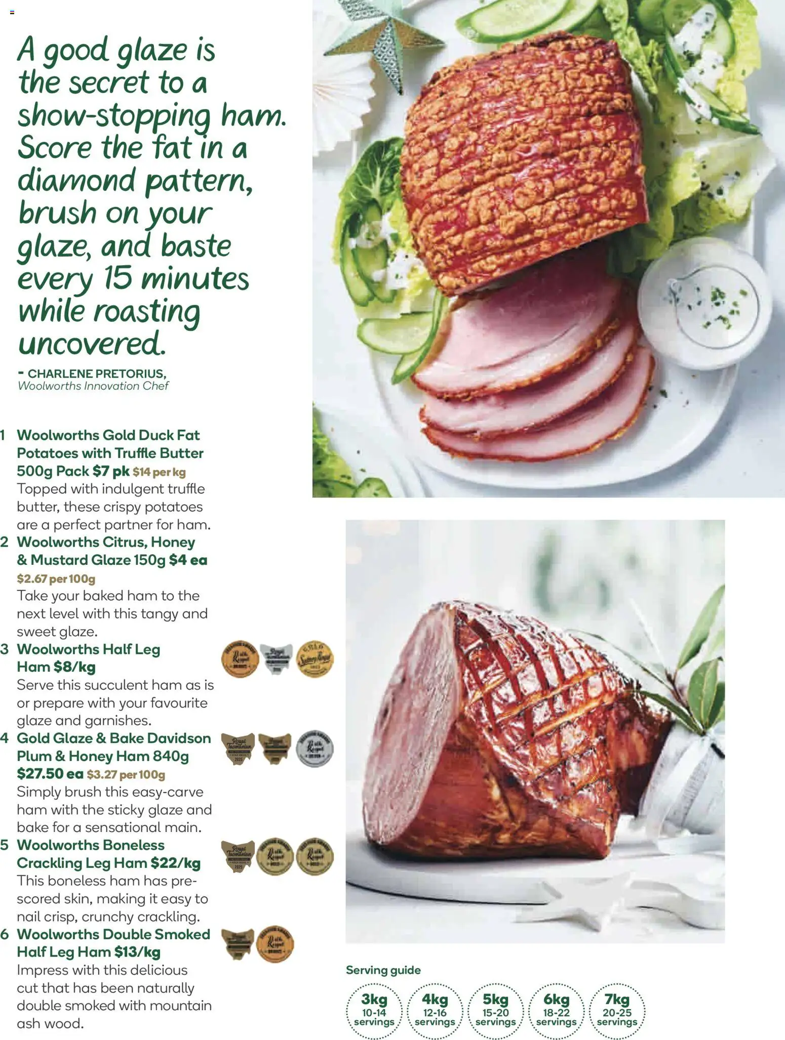 Woolworths catalogue - valid from 26.11.2025 | Page: 15 | Products: Butter, Ham, Honey, Potatoes