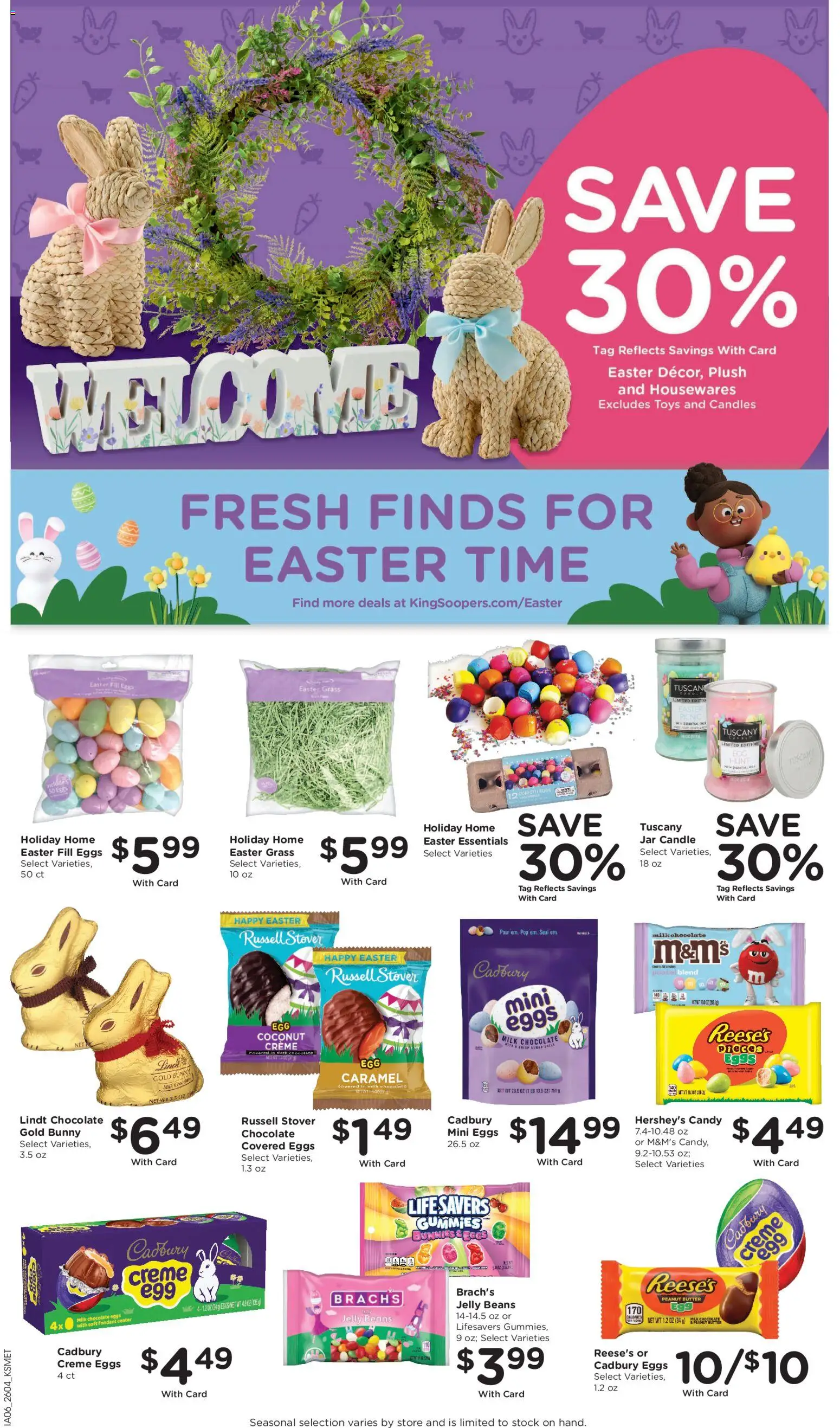 King Soopers Weekly Ad - valid from 25.02.2026 | Page: 9 | Products: Milk, Butter, Eggs, Chocolate