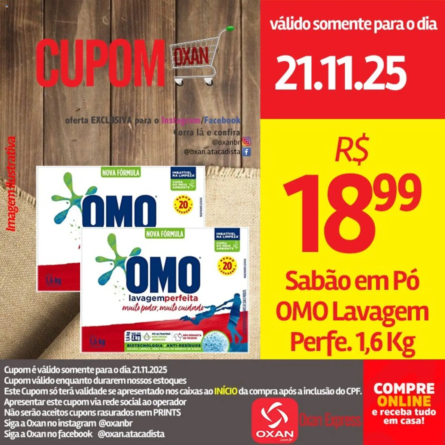 Oxan Atacadista Folheto - válido de 21.11.2025 | Página: 9 | Produtos: Pó, Sabão, Sabão em pó