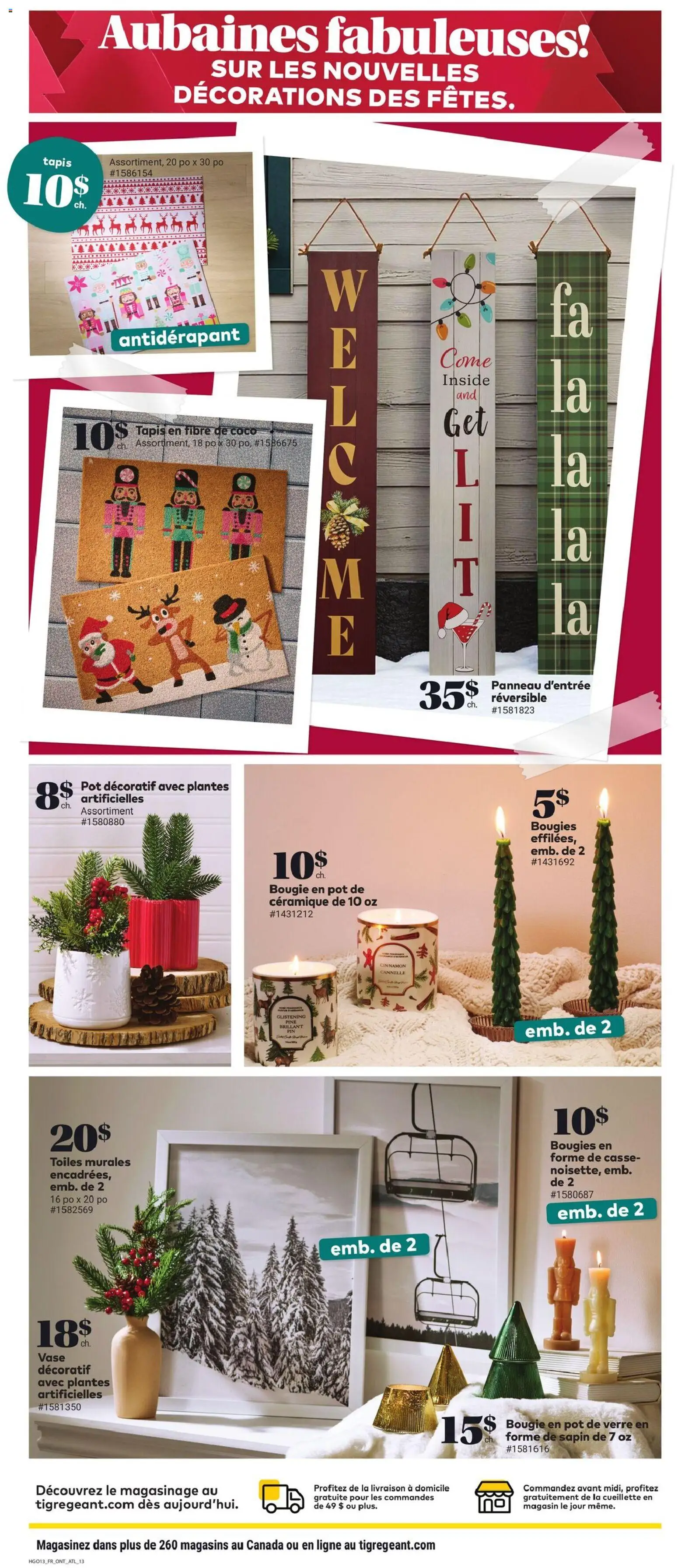 Giant Tiger flyer valid from 29.10.2025 | Page: 15 | Products: Doormat, Vase