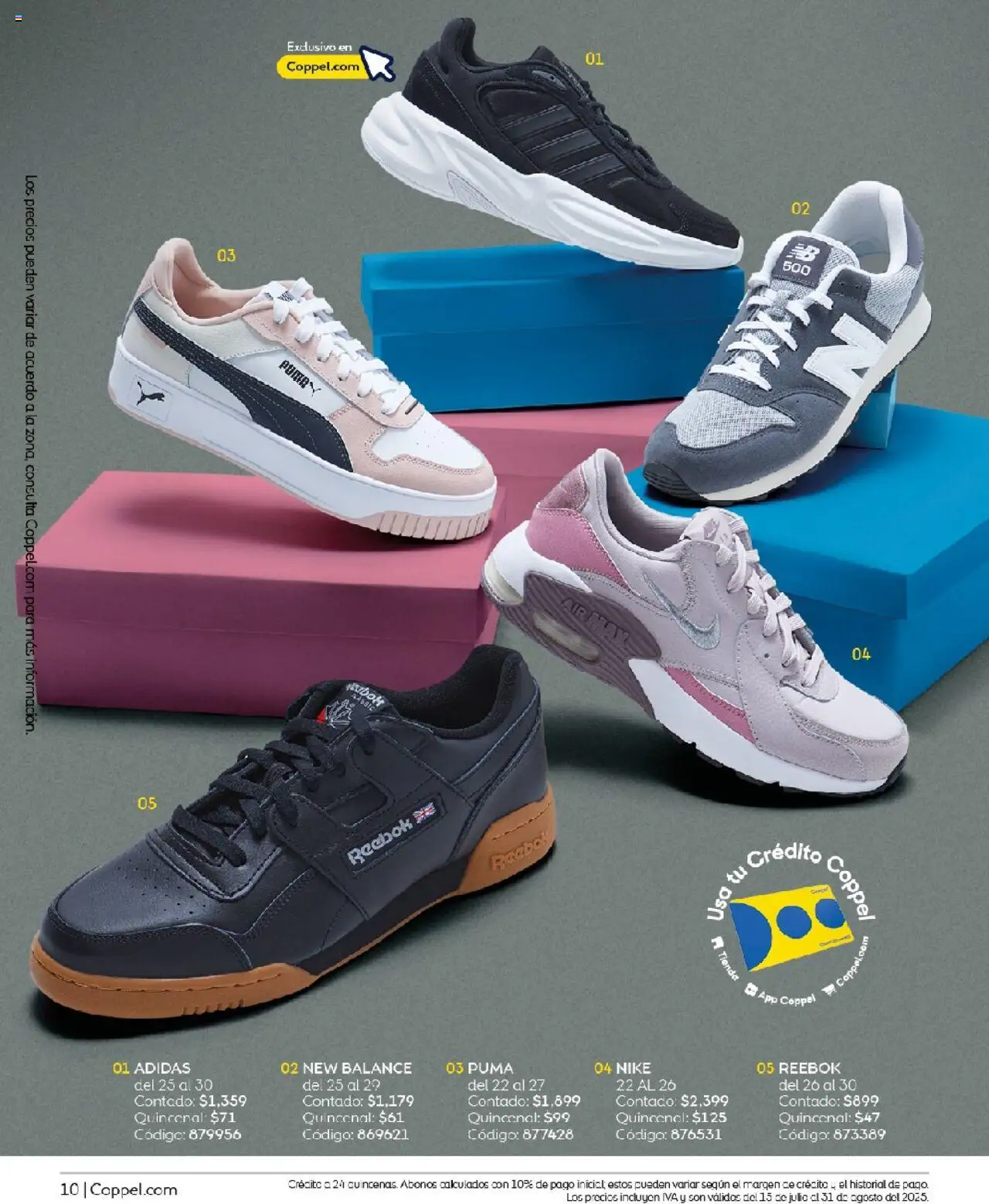 Nuevas ofertas de Coppel válidas en toda la República Mexicana desde el 01.07.2025. ¡Encuentra las mejores ofertas en Coppel catálogo Deportivo! | Página: 10