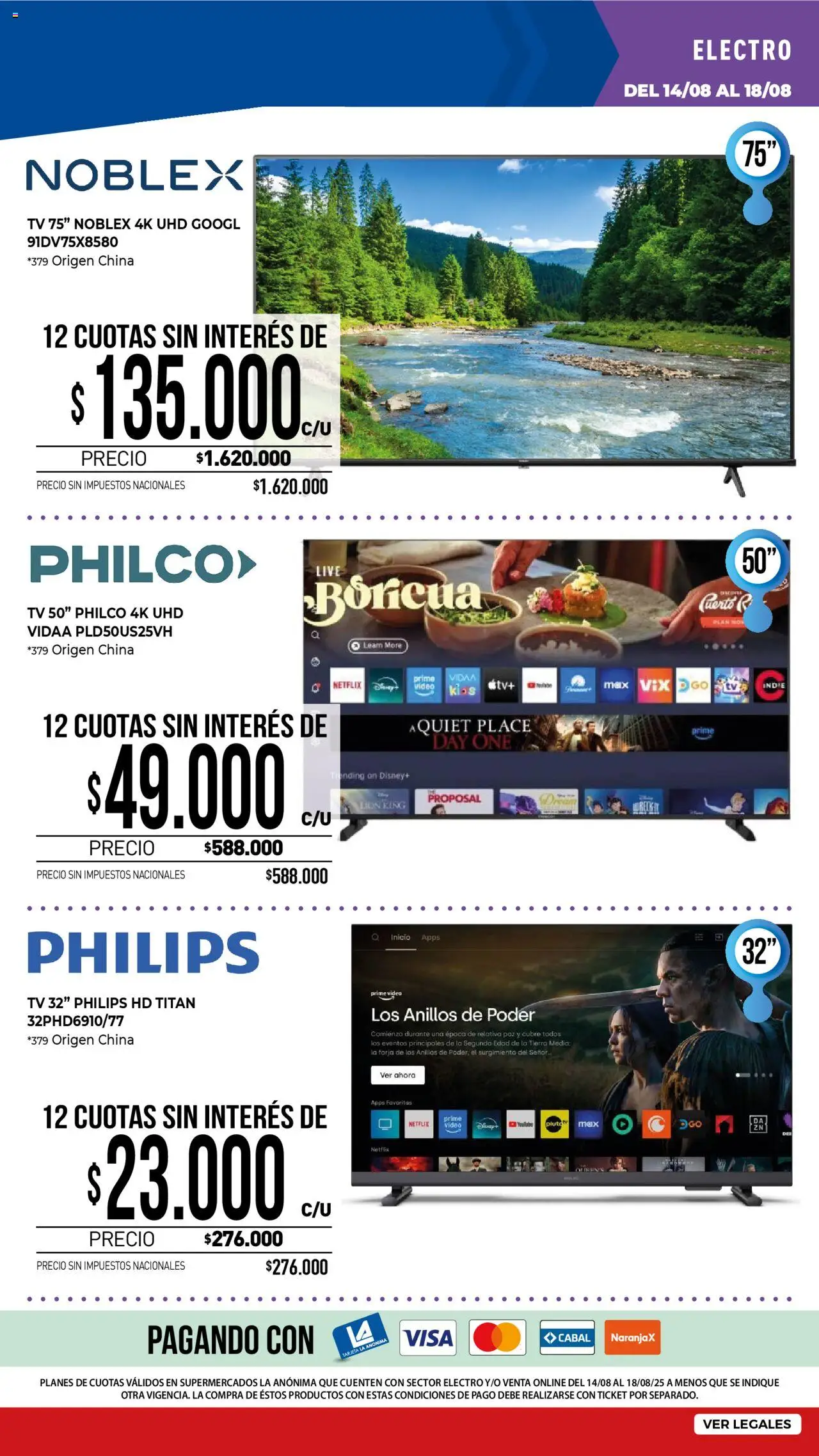 La Anonima - Insuperables - z5 │ válido desde el 14.08.2025 | Página: 36 | Productos: Video