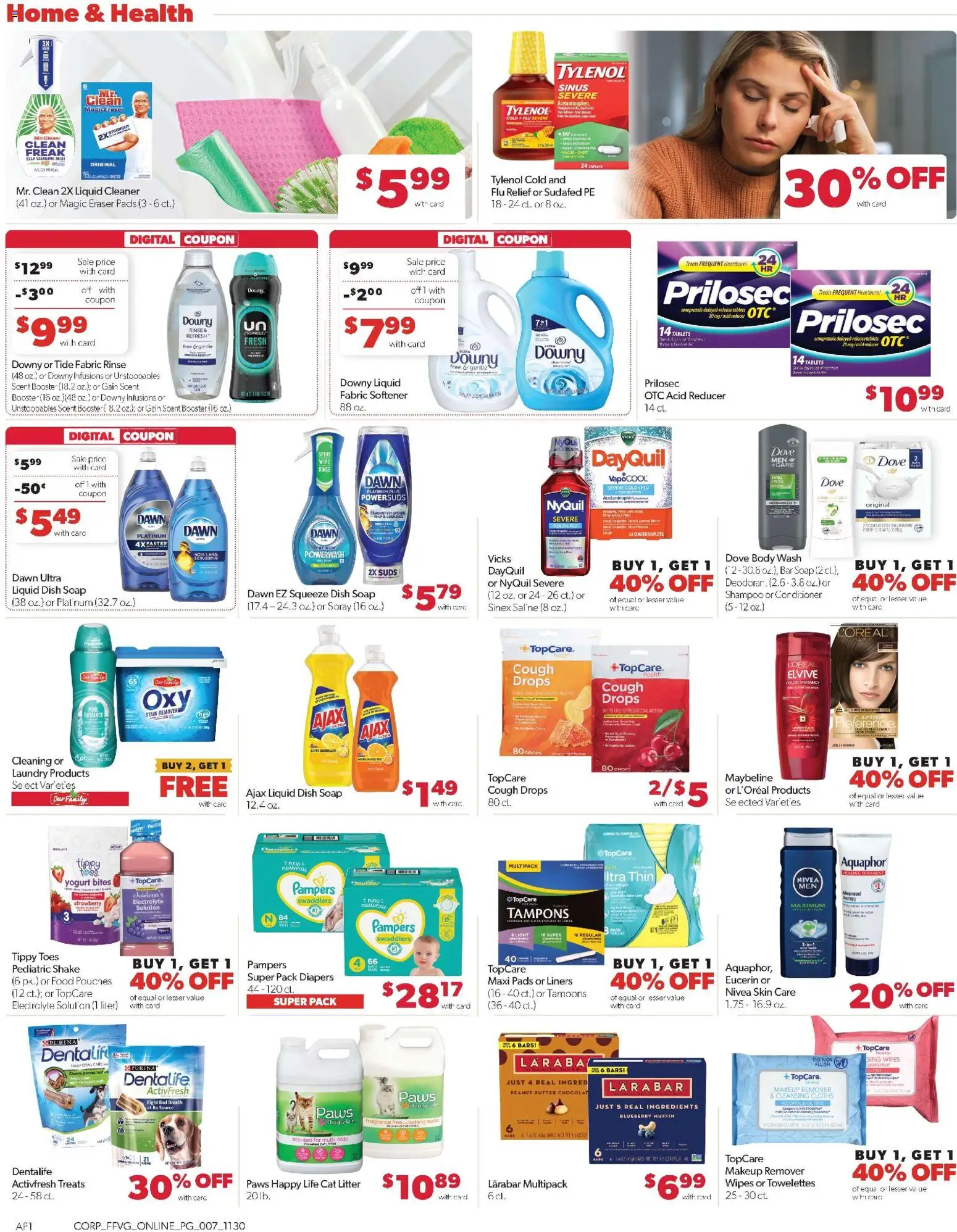 Family Fare Weekly Ad - MI - valid from 30.11.2025 | Page: 17 | Products: Eraser, Stain remover, Pads, Bar Soap