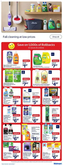 Walmart flyer valid from 11.09.2025 | Page: 16 | Products: Washing machine, Dishwasher, Soap, Oil