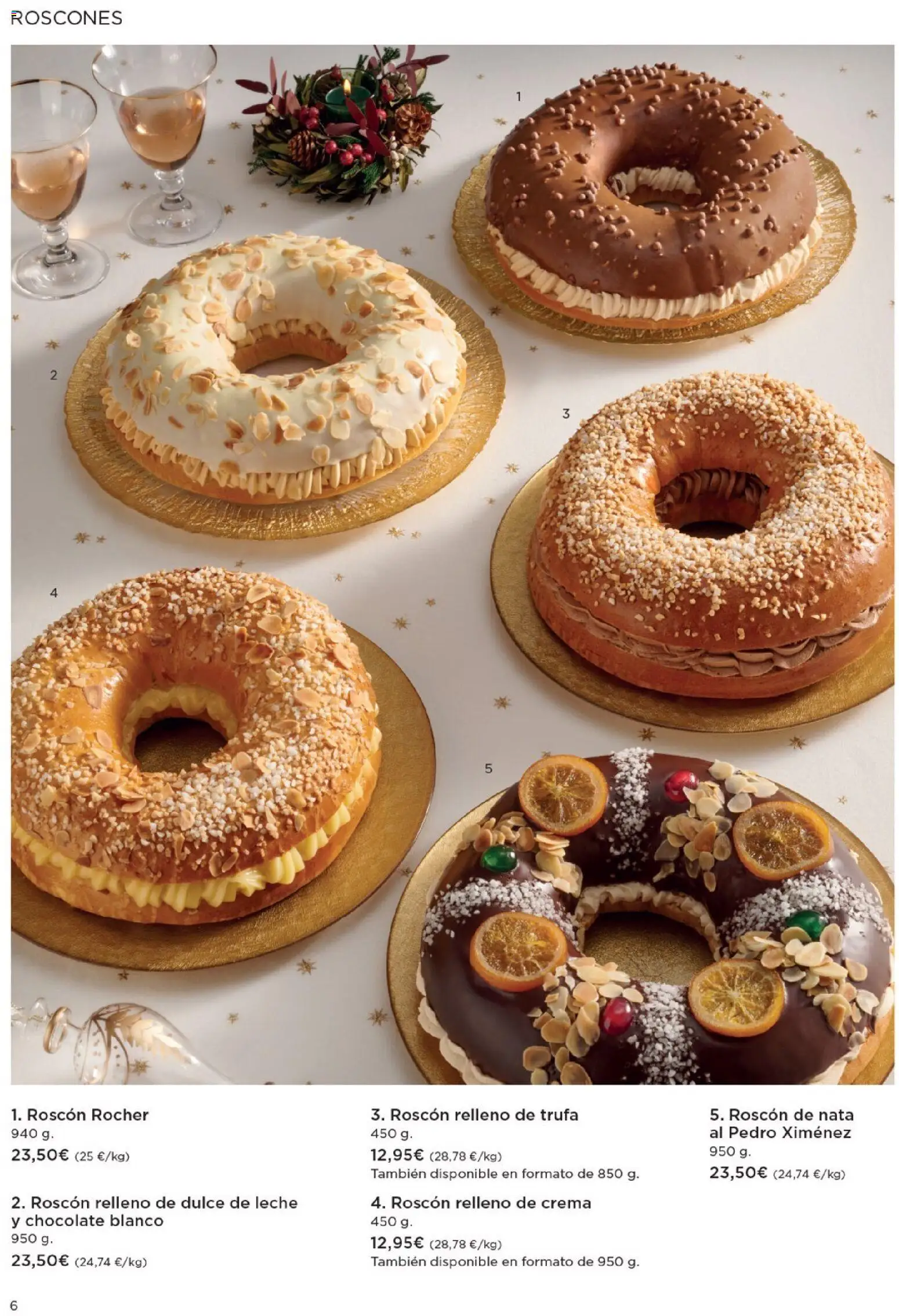 Nuevas ofertas de El Corte Inglés válidas en toda la República Mexicana desde el 05.12.2025. ¡Encuentra las mejores ofertas en El Corte Inglés catálogo Navinad! | Página: 6 | Productos: Dulce de leche, Crema, Leche, Chocolate