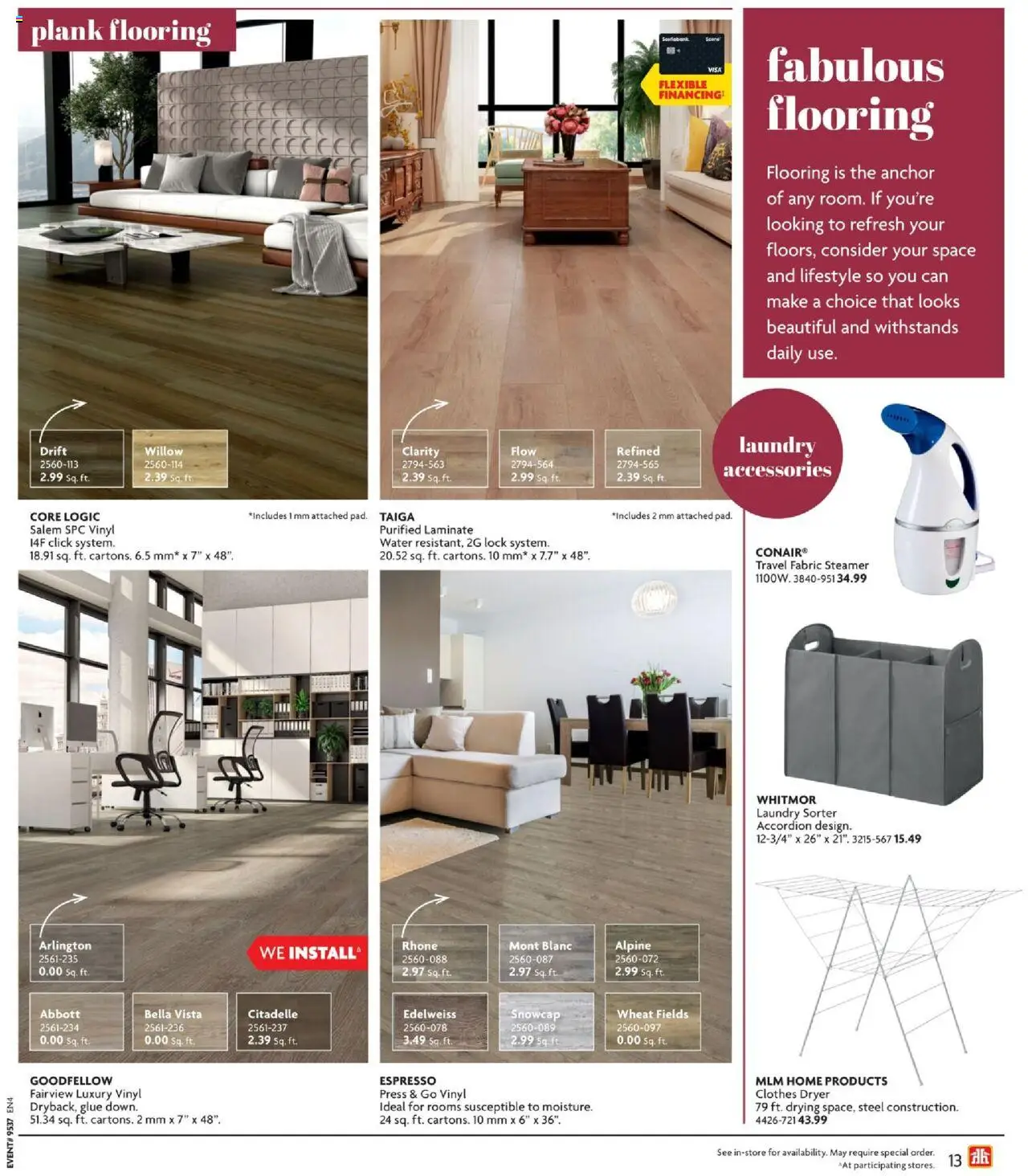 Home Hardware flyer valid from 11.09.2025 | Page: 13 | Products: Dryer, Clothes