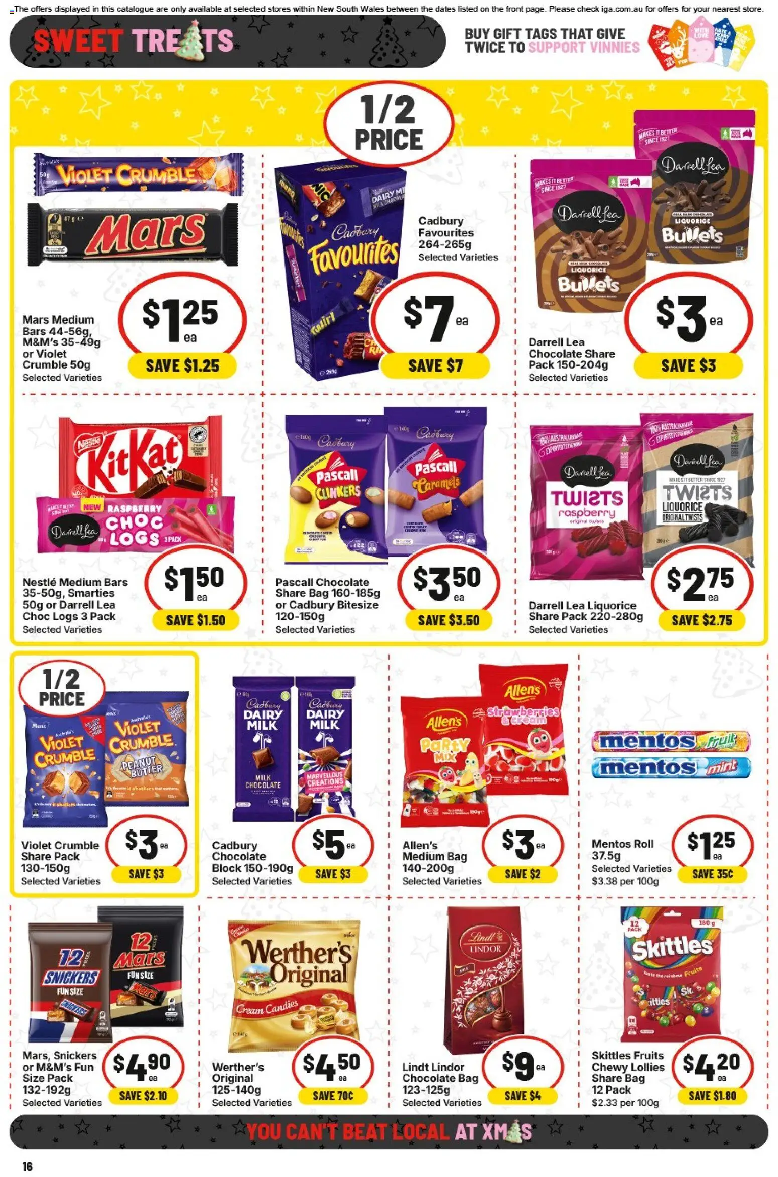 IGA catalogue - valid from 26.11.2025 | Page: 15 | Products: Milk, Chocolate, Lollies, Bag