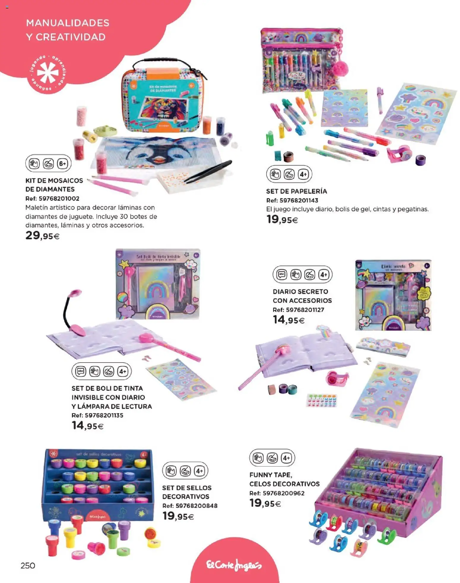 Nuevas ofertas de El Corte Inglés válidas en toda la República Mexicana desde el 27.10.2025. ¡Encuentra las mejores ofertas en El Corte Inglés catálogo Juguetes! | Página: 250 | Productos: Juego, Lámpara