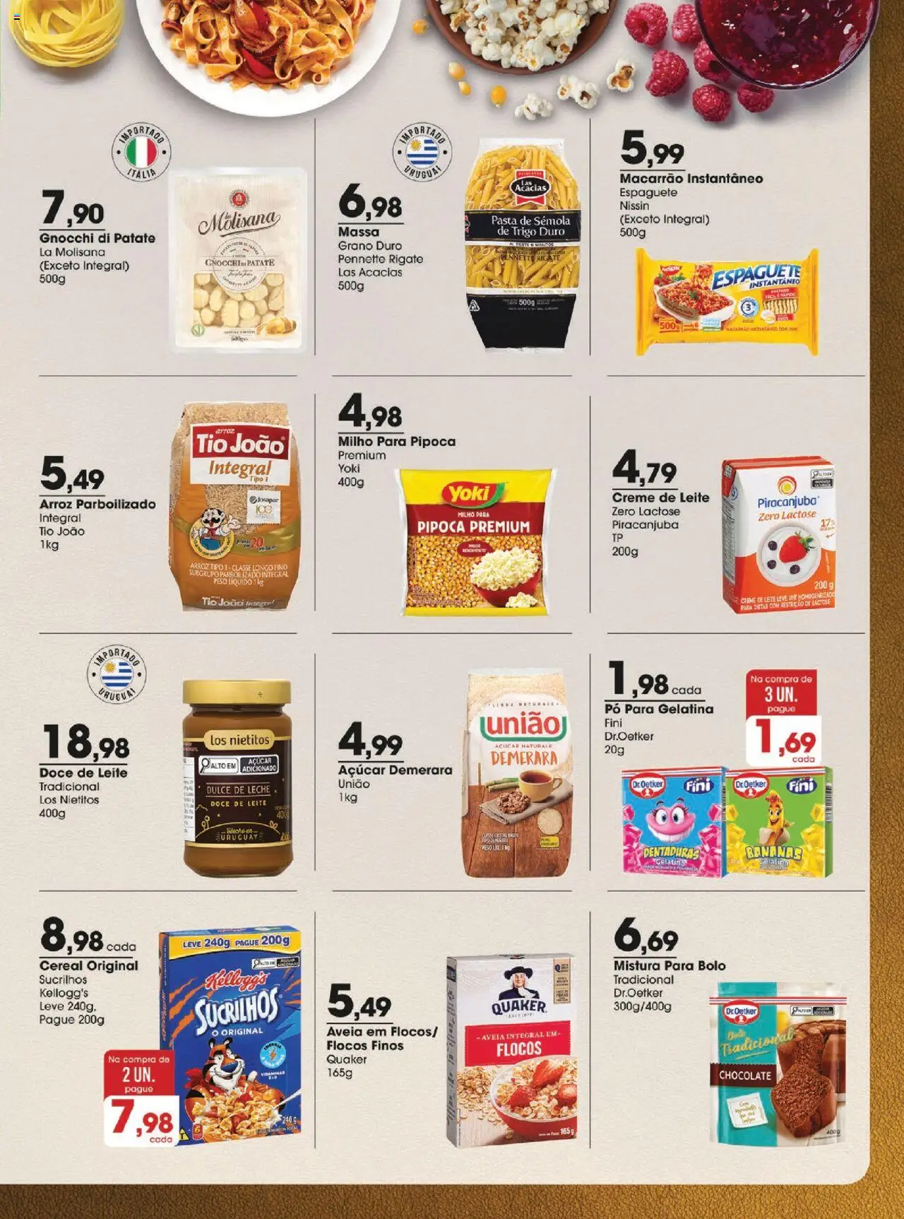 Zaffari Folheto - válido de 21.10.2025 | Página: 5 | Produtos: Bolo, Macarrão instantâneo, Mistura para bolo, Gelatina