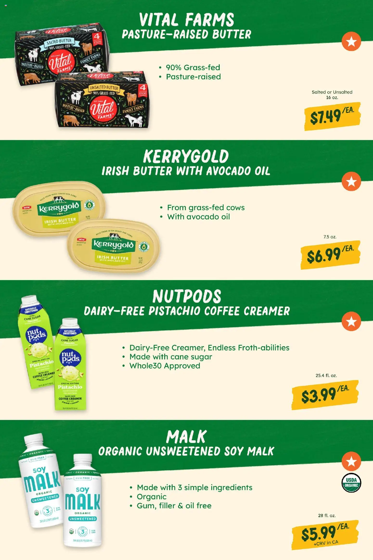Sprouts Monthly Ad - valid from 24.09.2025 | Page: 22 | Products: Milk, Butter, Avocado, Sugar